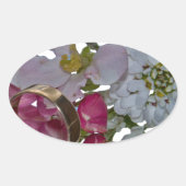 Greetings - Cheers Ovale Sticker (Voorkant)