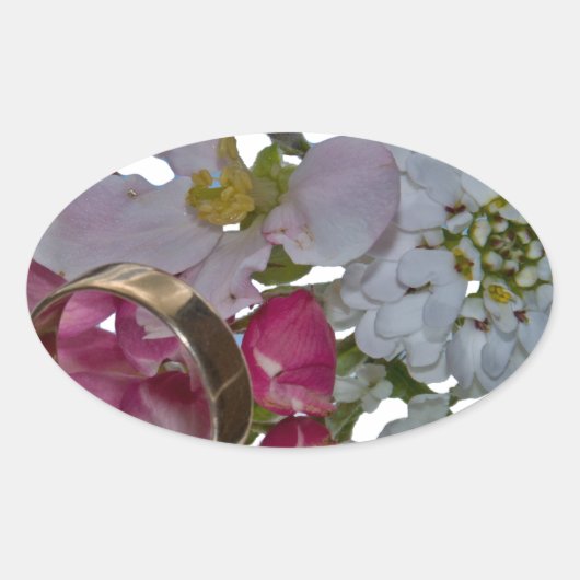 Greetings - Cheers Ovale Sticker (Voorkant)