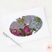 Greetings - Cheers Ovale Sticker (Envelop)