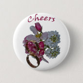 Greetings - Cheers Ronde Button 5,7 Cm (Voorkant)