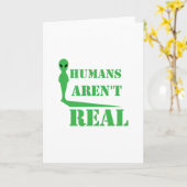 Greetings Earthling Alien Peace Funny Birthday Kaart (Gele Bloem)