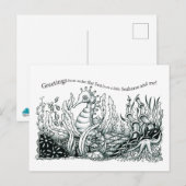 Greetings from a little seahorse briefkaart (Voorkant / Achterkant)