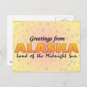 Greetings from Alaska Briefkaart (Voorkant / Achterkant)