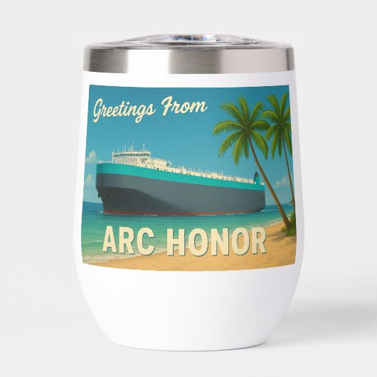 "Greetings From ARC Honor" Insulated Mug (Voorkant)