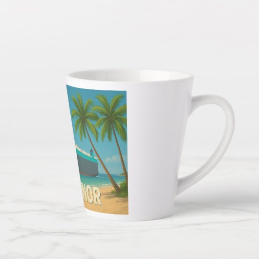 "Greetings From ARC Honor" Latte Mug Mok (Rechts)