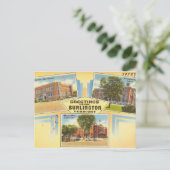 Greetings From Burlington Vermont Briefkaart (Staand voorkant)