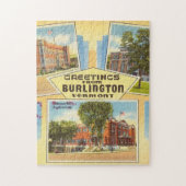 Greetings From Burlington Vermont Legpuzzel (Verticaal)