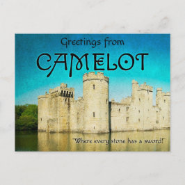 Greetings from Camelot Postcards Feestdagenkaart