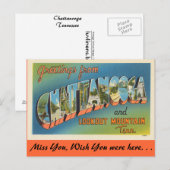 Greetings from Chattanooga Briefkaart (Voorkant / Achterkant)