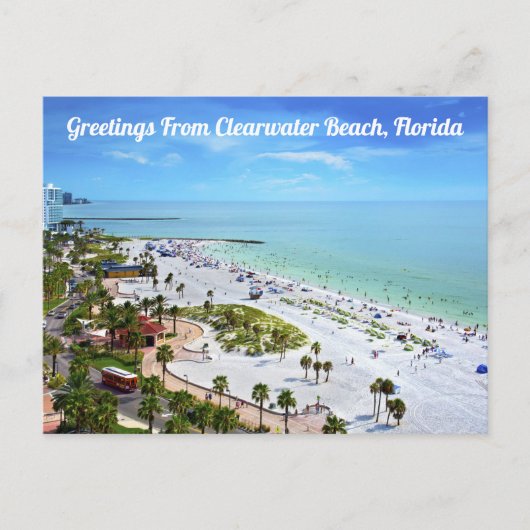 Greetings from Clearwater Beach, Florida Briefkaar Briefkaart (Voorkant)