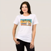 GREETINGS FROM COW PLANET Boynton Tri-Blend Shirt (Voorkant volledig)