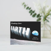 Greetings from Earth Postcards Feestdagenkaart (Staand voorkant)