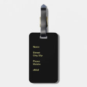 Greetings from Florida Bagagelabel (Achterkant verticaal)