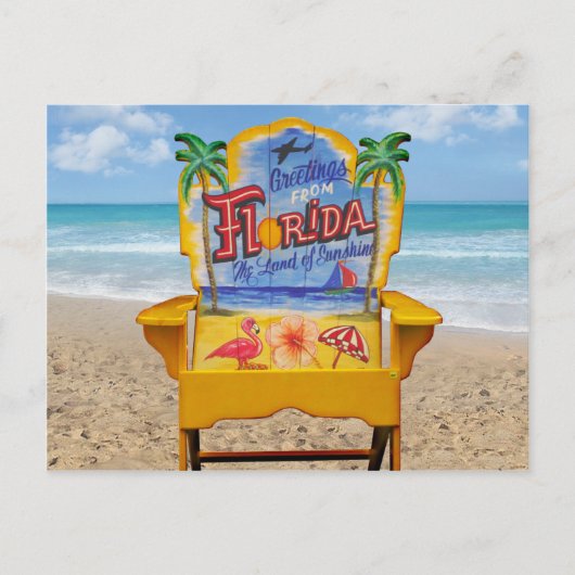 Greetings from Florida Briefkaart (Voorkant)