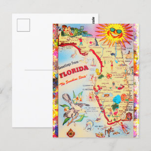 Greetings from Florida Briefkaart