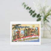 Greetings from Florida Briefkaart (Staand voorkant)
