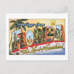 Greetings from Florida Briefkaart