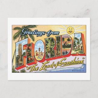 Greetings from Florida Briefkaart