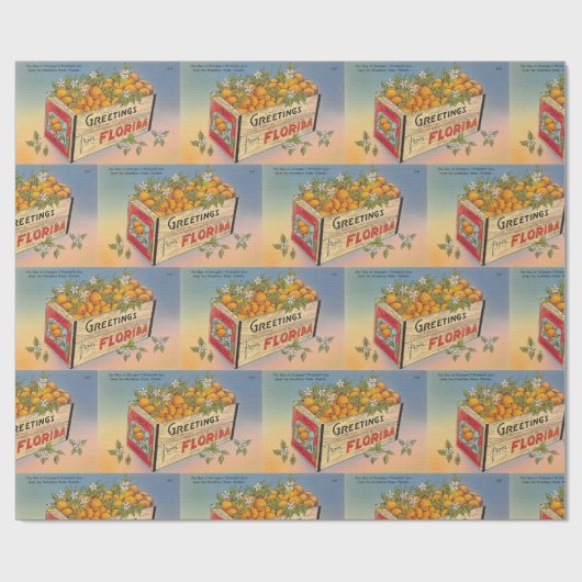 Greetings from Florida Cadeaupapier (Vlak)