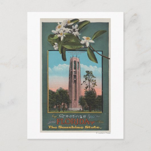 Greetings from Florida & Picture of the Singing Briefkaart (Voorkant)