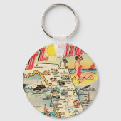 Greetings From Florida Sleutelhanger (Voorkant)