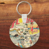 Greetings From Florida Sleutelhanger (Voorkant)