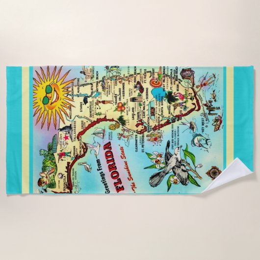 Greetings from Florida Strandlaken (Voorkant)