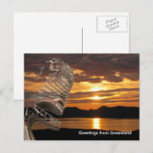 Greetings from Greenland 20 Briefkaart (Voorkant / Achterkant)