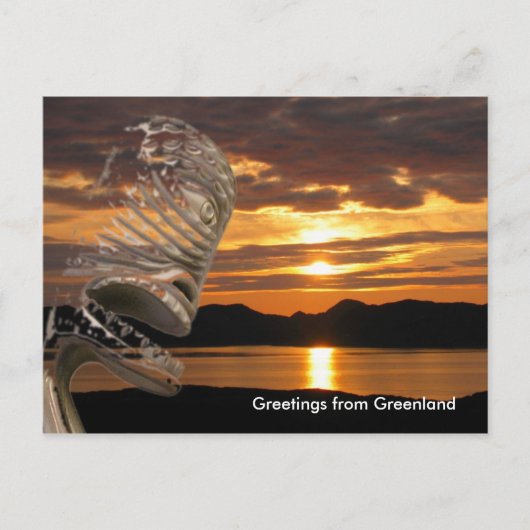 Greetings from Greenland 20 Briefkaart (Voorkant)