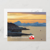 Greetings from Greenland 21 Briefkaart (Voorkant / Achterkant)