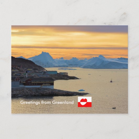 Greetings from Greenland 21 Briefkaart (Voorkant)