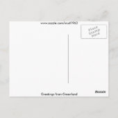Greetings from Greenland 223 Briefkaart (Achterkant)
