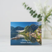 Greetings from Hallstatt, Austria Briefkaart (Staand voorkant)