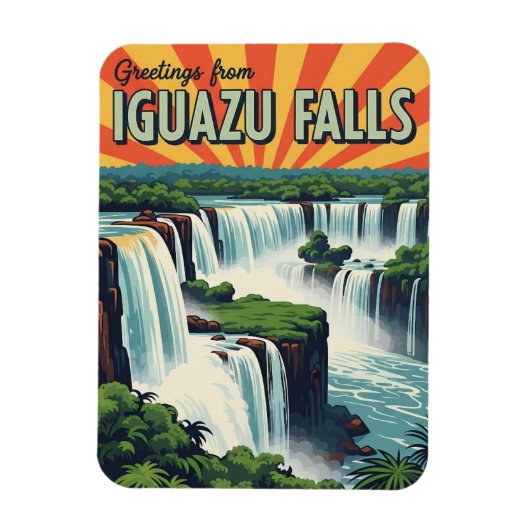 Greetings from Iguazu Falls Magneet (Verticaal)