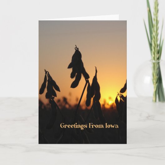 Greetings From Iowa Kaart (Voorkant)