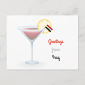 Greetings From Irak Cocktail Holiday Postcard Feestdagenkaart (Voorkant)
