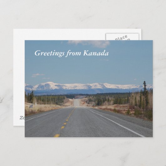 Greetings from Kanada Briefkaart (Voorkant / Achterkant)