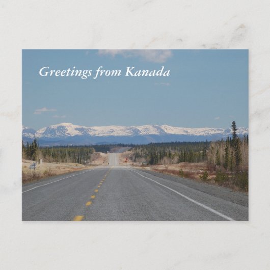 Greetings from Kanada Briefkaart (Voorkant)