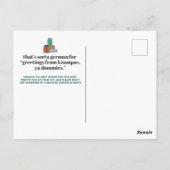 "Greetings from Krampus" Snarky-kerstBriefkaart Briefkaart (Achterkant)