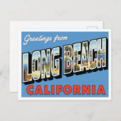 Greetings from Long Beach CA Briefkaart (Voorkant / Achterkant)