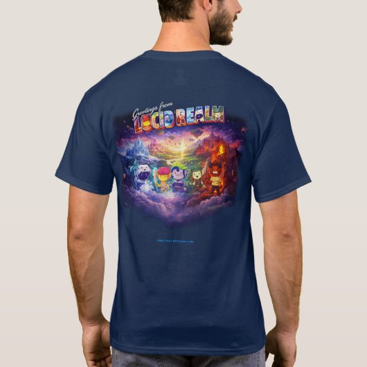 Greetings From Lucid Realm T-shirt (Achterkant)