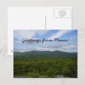 Greetings from Maine Postcard Briefkaart (Voorkant / Achterkant)