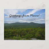 Greetings from Maine Postcard Briefkaart (Voorkant)