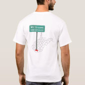 "Greetings from McGraws" T-shirt (Achterkant)