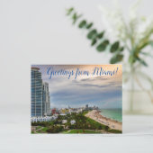 Greetings from Miami! Postcard Briefkaart (Staand voorkant)