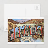 Greetings From Nevada Briefkaart (Voorkant / Achterkant)