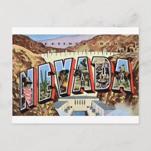 Greetings From Nevada Briefkaart