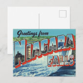 Greetings from Niagara Falls Briefkaart (Voorkant / Achterkant)