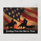 Greetings From San Marcos, Texas Briefkaart (Voorkant)