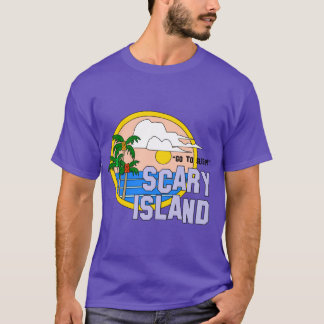 Greetings From Scary Islandhe Peach Fuzz T-shirt